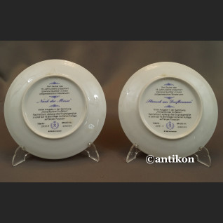 Talerze kolekcjonerskie Romantyczne osady 6 sztuk kolekcja