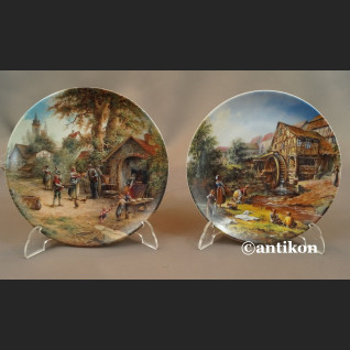 Talerze kolekcjonerskie Romantyczne osady 6 sztuk kolekcja