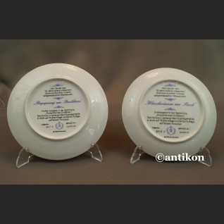 Talerze kolekcjonerskie Romantyczne osady 6 sztuk kolekcja