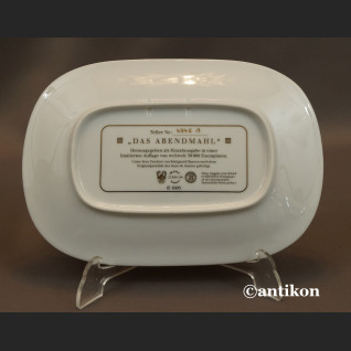 Ostatnia wieczerza talerz bawarska porcelana  Ostatnia wieczerza talerz bawarska porcelana