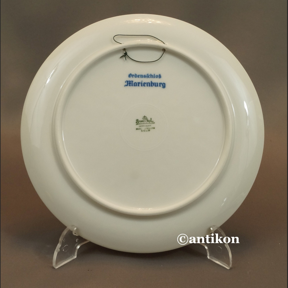 Rosenthal Zamek w Malborku 1942 r talerz kolekcjonerski