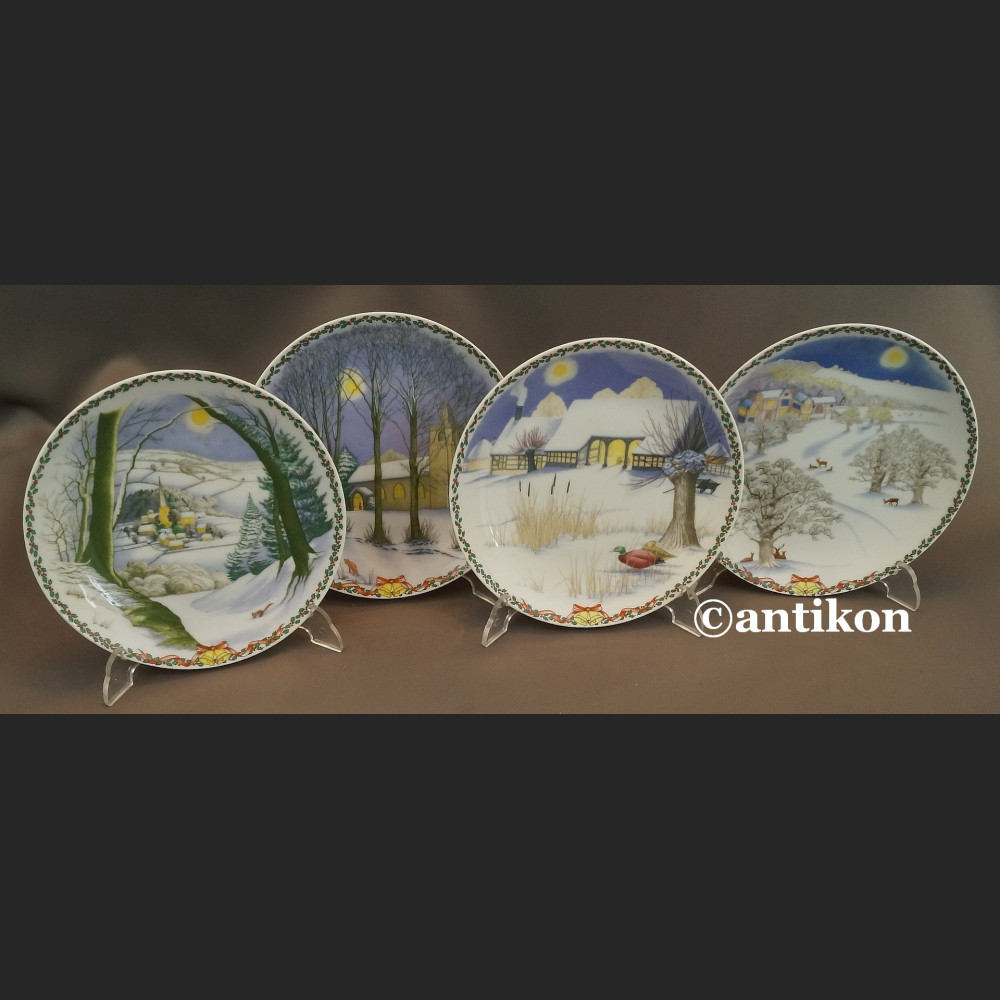 Seria talerzy Rosenthal Zima na ścianę 