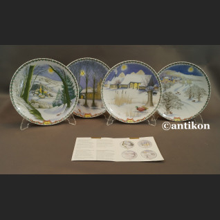 Seria talerzy Rosenthal Zima na ścianę 
