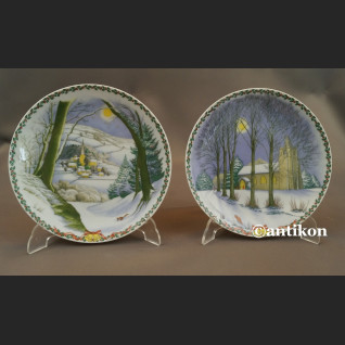 Seria talerzy Rosenthal Zima na ścianę 