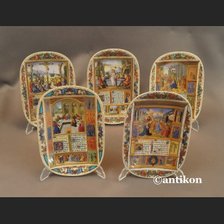 Talerze Biblioteka Apostolska Watykańska komplet