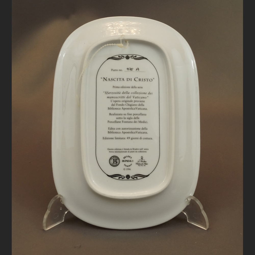 Talerze Biblioteka Apostolska Watykańska komplet