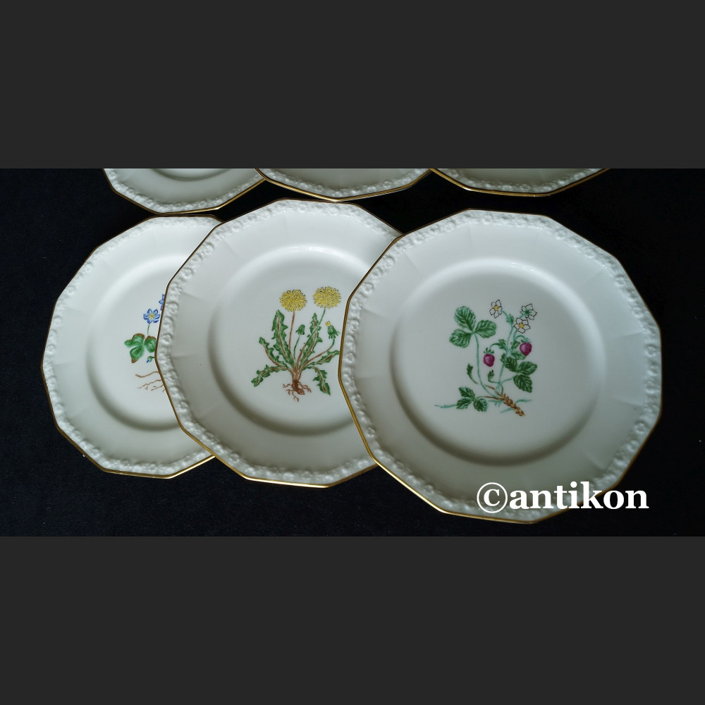 Rosenthal Maria z 1938 r. komplet ręcznie malowanych talerzyków 