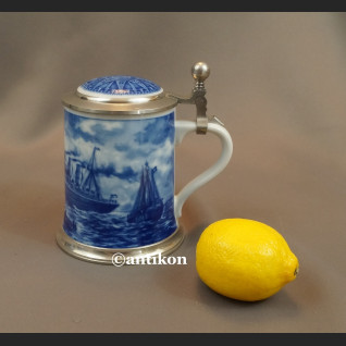 Kufel ze statkiem prezent dla marynarza 