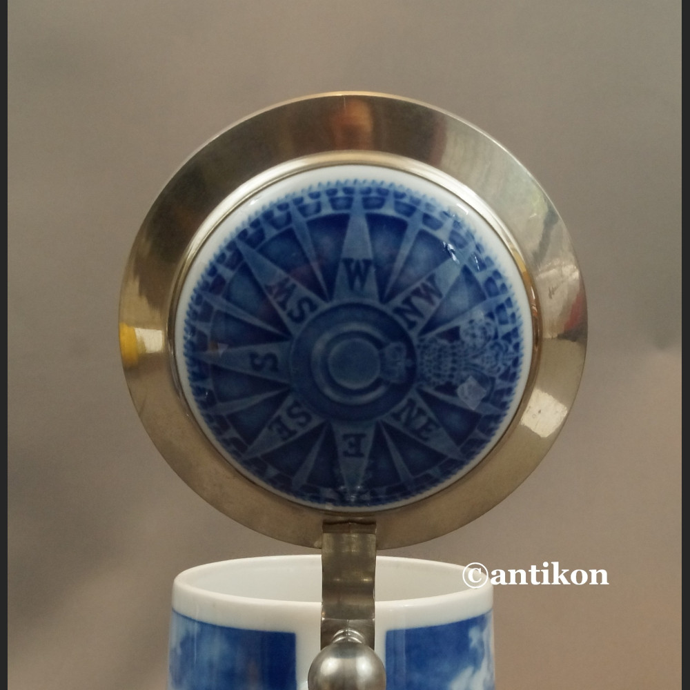 Kufel ze statkiem prezent dla marynarza 