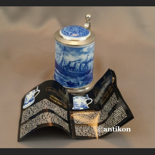 Kufel ze statkiem prezent dla marynarza 