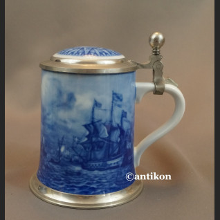 Prezent marynarski kufel porcelanowy do piwa