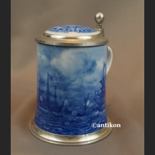 Prezent marynarski kufel porcelanowy do piwa Prezent marynarski kufel porcelanowy do piwa