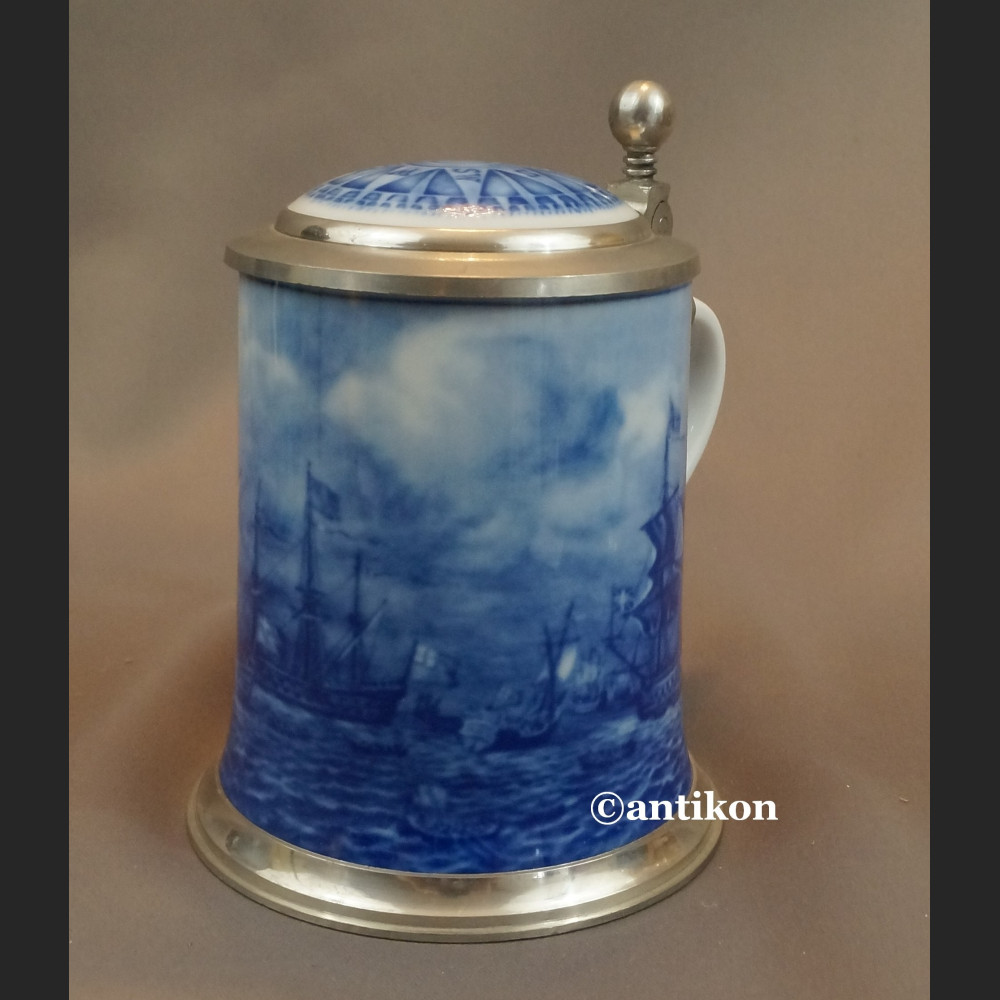 Prezent marynarski kufel porcelanowy do piwa Prezent marynarski kufel porcelanowy do piwa