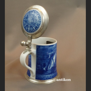 Prezent marynarski kufel porcelanowy do piwa Prezent marynarski kufel porcelanowy do piwa