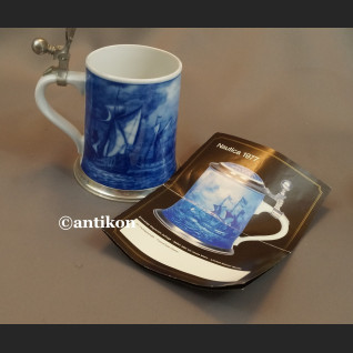 Prezent marynarski kufel porcelanowy do piwa Prezent marynarski kufel porcelanowy do piwa
