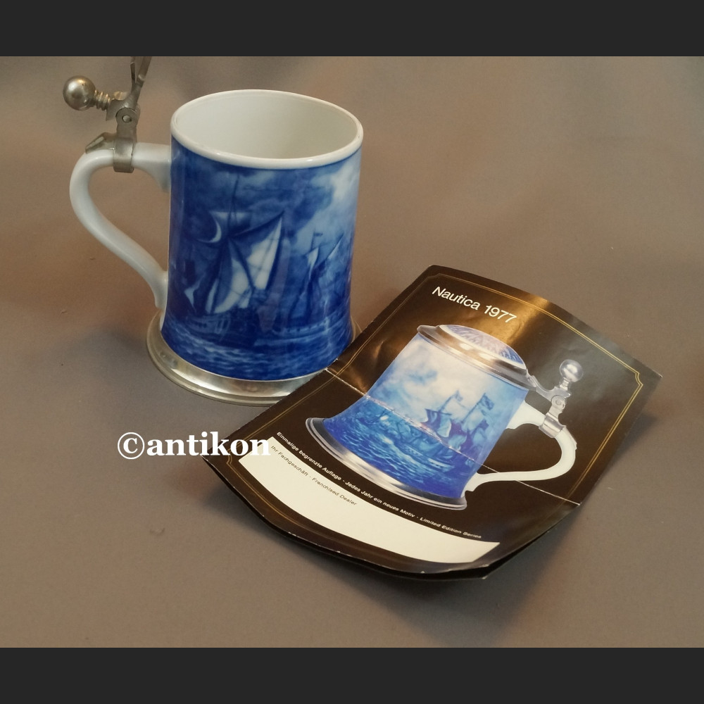 Prezent marynarski kufel porcelanowy do piwa Prezent marynarski kufel porcelanowy do piwa