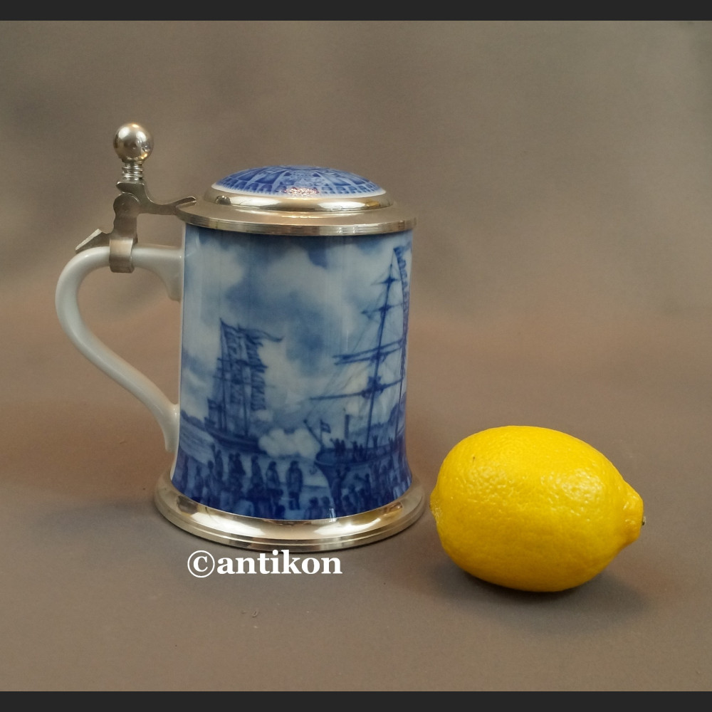 Prezent żeglarski kufel z żaglowcem Prezent żeglarski kufel z żaglowcem