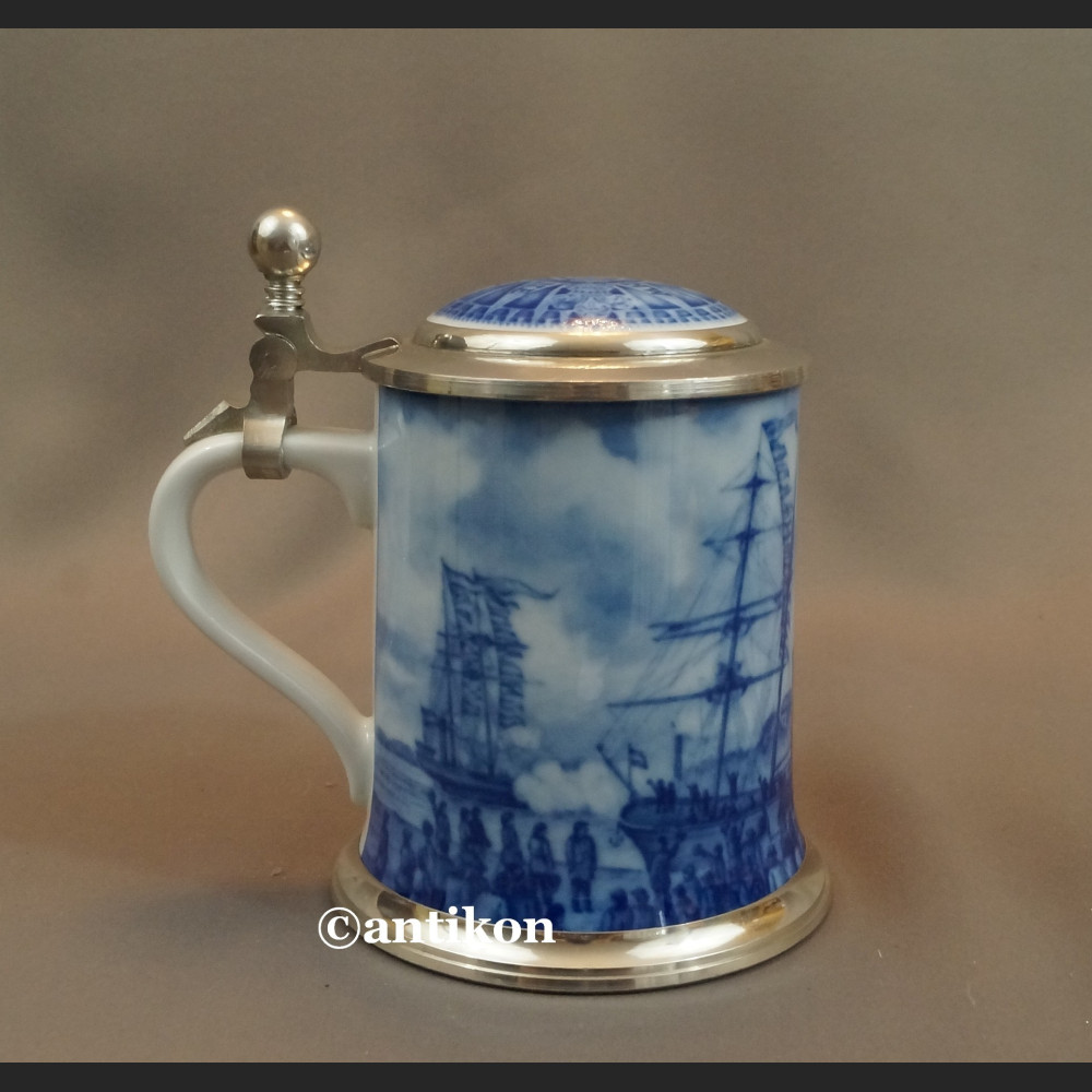 Prezent żeglarski kufel z żaglowcem Prezent żeglarski kufel z żaglowcem