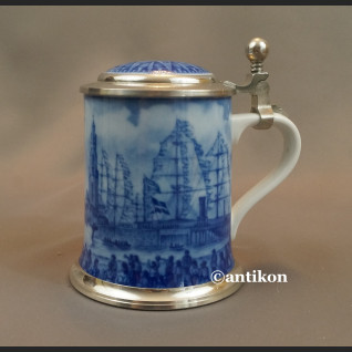 Prezent żeglarski kufel z żaglowcem 