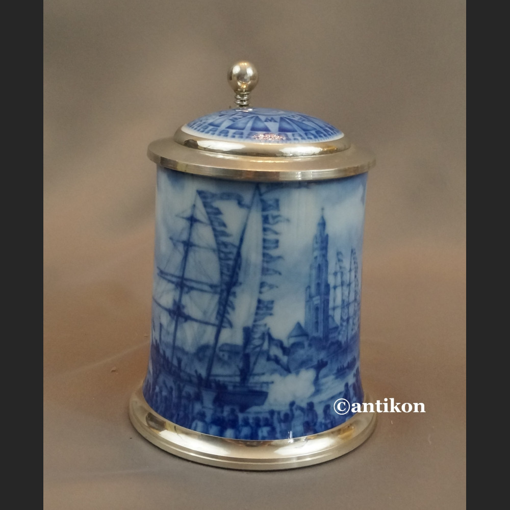 Prezent żeglarski kufel z żaglowcem Prezent żeglarski kufel z żaglowcem