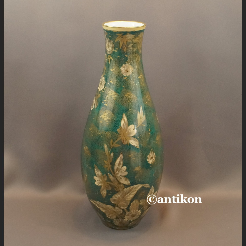 Wazon Rosenthal ogromny zielono złoty