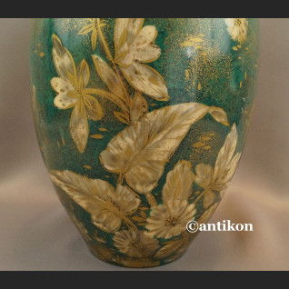 Wazon Rosenthal ogromny zielono złoty