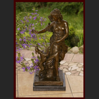 DIANA PATRONKA MYŚLIWYCH PIĘKNY OGROMNY BRĄZ