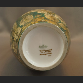 Wazon Rosenthal ogromny zielono złoty