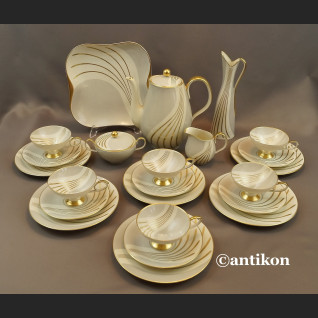 Serwis art deco bawarska porcelana Edelstein