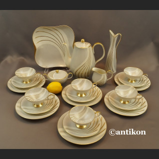 Serwis art deco bawarska porcelana Edelstein Serwis art deco bawarska porcelana Edelstein