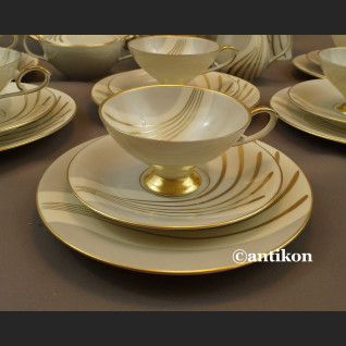 Serwis art deco bawarska porcelana Edelstein Serwis art deco bawarska porcelana Edelstein
