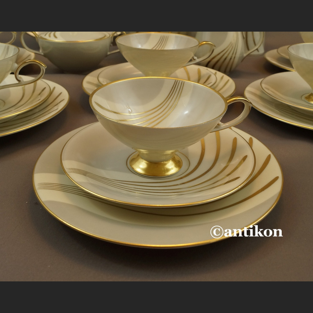 Serwis art deco bawarska porcelana Edelstein Serwis art deco bawarska porcelana Edelstein