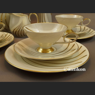 Serwis art deco bawarska porcelana Edelstein Serwis art deco bawarska porcelana Edelstein