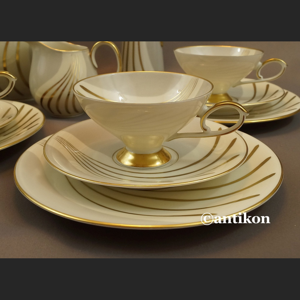 Serwis art deco bawarska porcelana Edelstein Serwis art deco bawarska porcelana Edelstein