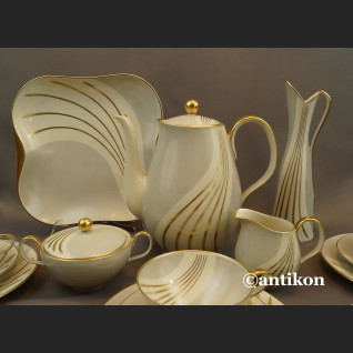 Serwis art deco bawarska porcelana Edelstein Serwis art deco bawarska porcelana Edelstein