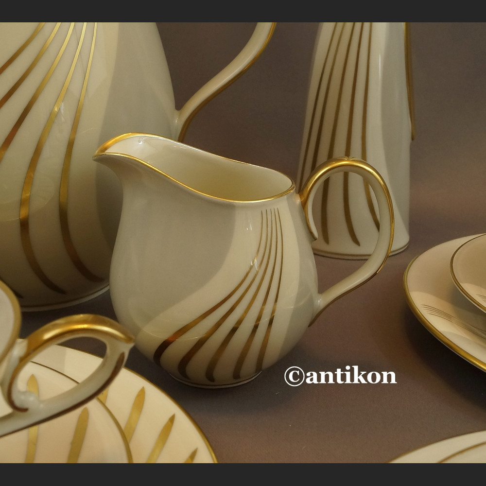 Serwis art deco bawarska porcelana Edelstein Serwis art deco bawarska porcelana Edelstein