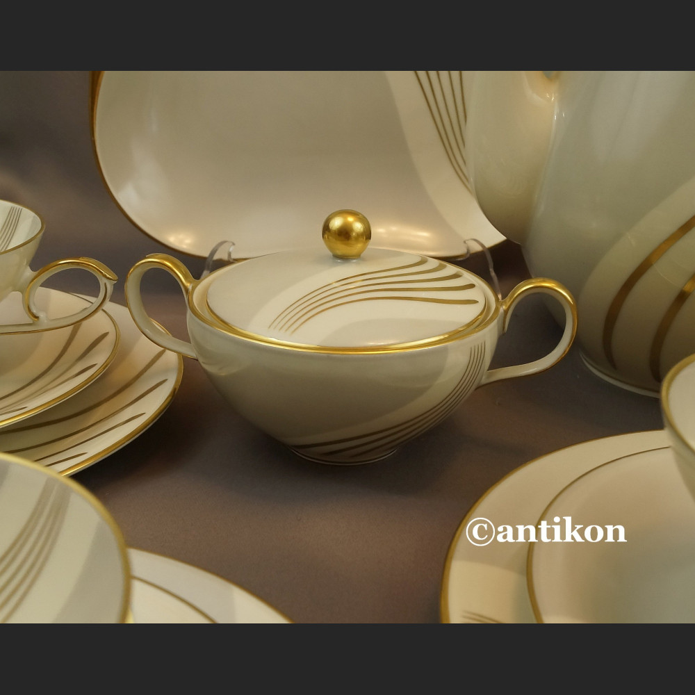 Serwis art deco bawarska porcelana Edelstein Serwis art deco bawarska porcelana Edelstein