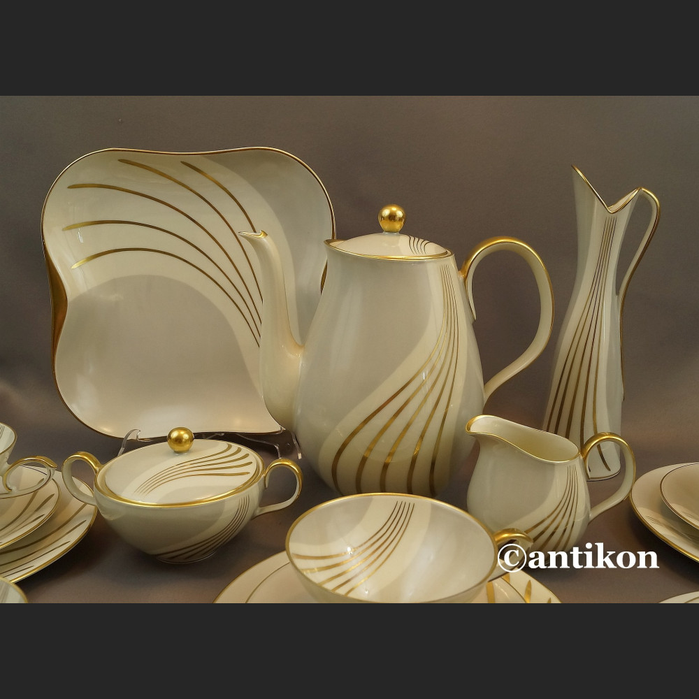 Serwis art deco bawarska porcelana Edelstein Serwis art deco bawarska porcelana Edelstein