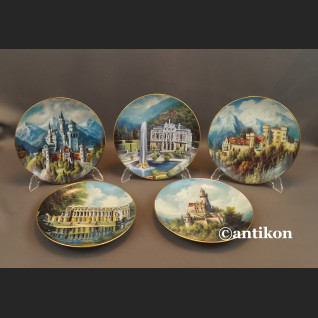 Talerze zamki bawarskie Bradex