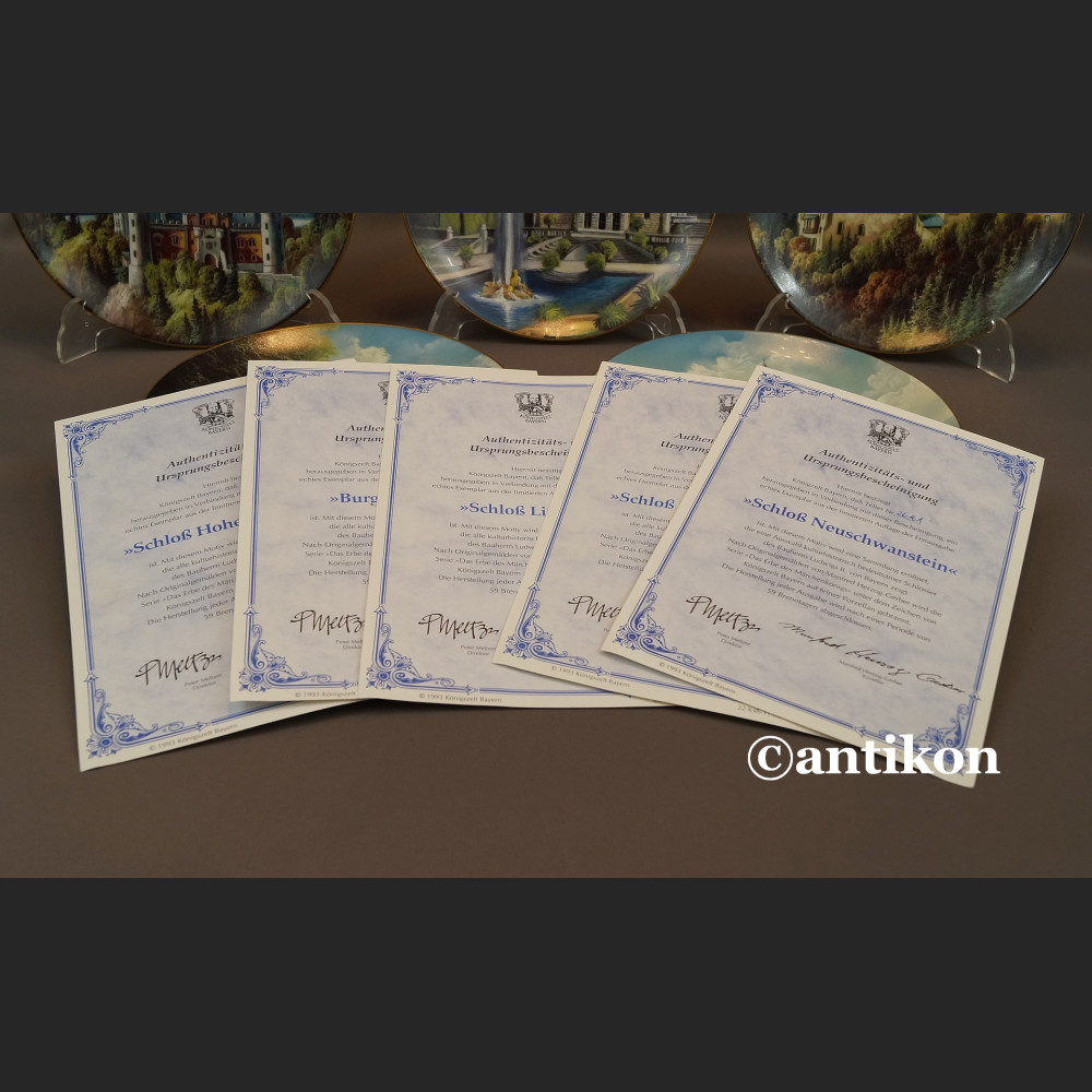 Talerze zamki bawarskie Bradex Talerze zamki bawarskie Bradex