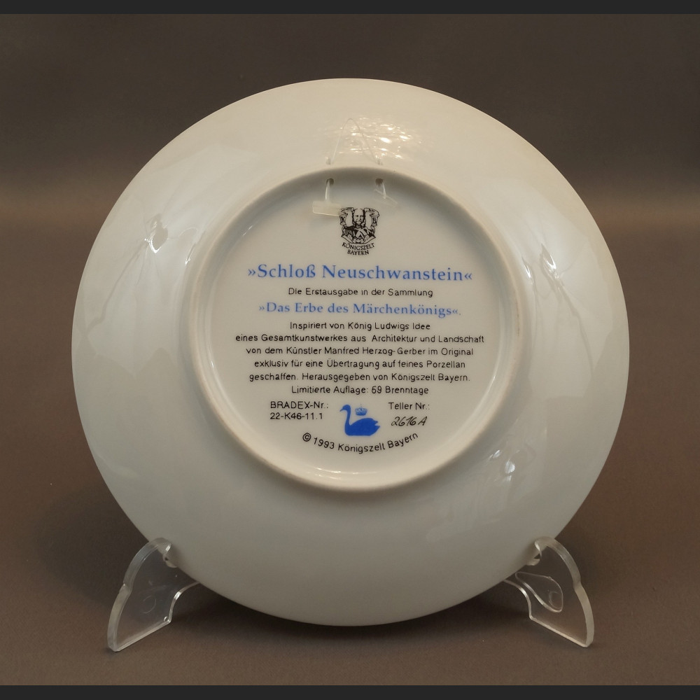 Talerze zamki bawarskie Bradex Talerze zamki bawarskie Bradex