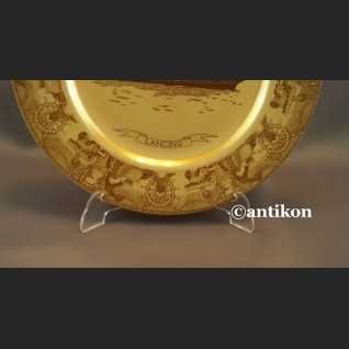 Prezent marynarski talerz z żaglowcem 3