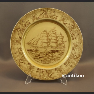 Talerz z żaglowcem prezent 4