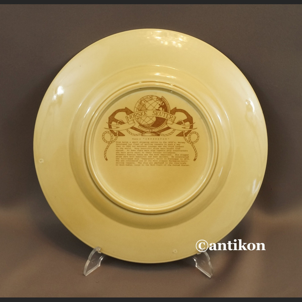 Talerz z żaglowcem prezent 4