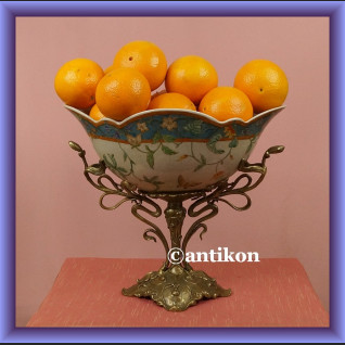 Patera na owoce porcelanowa duża 