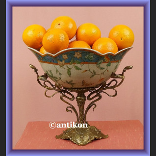 Patera na owoce porcelanowa duża 