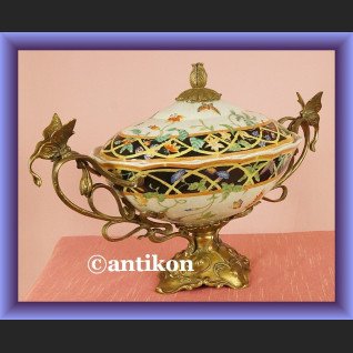 Secesyjna patera ręcznie malowana