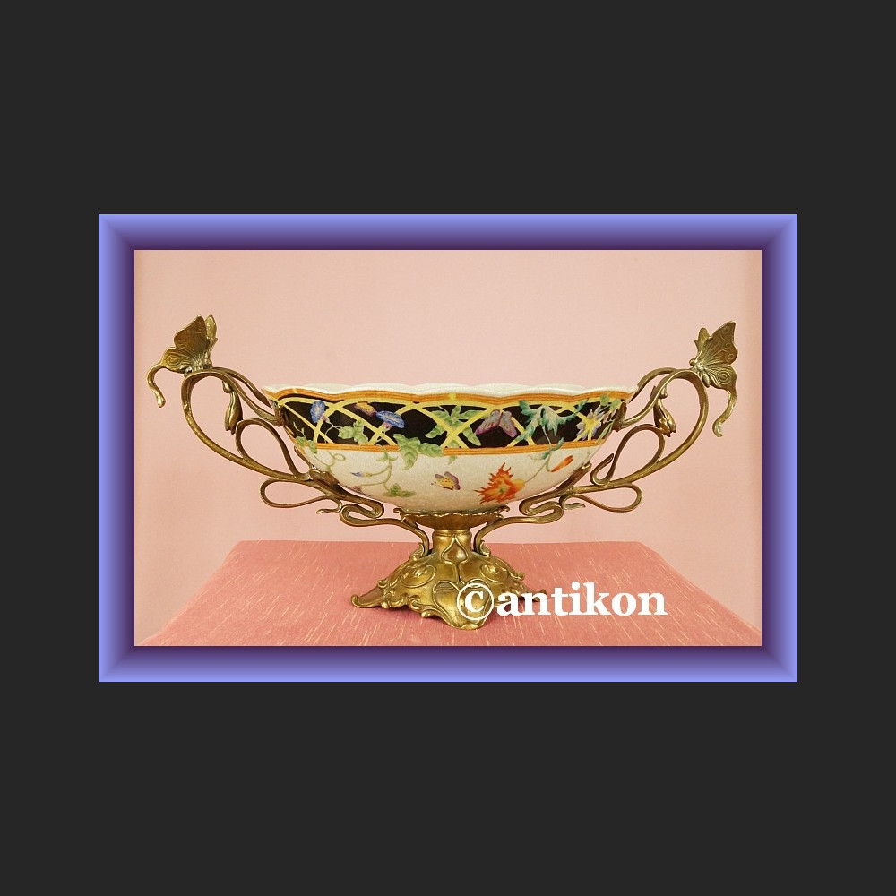 Secesyjna patera ręcznie malowana