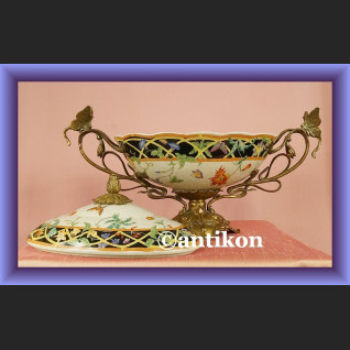 Secesyjna patera ręcznie malowana