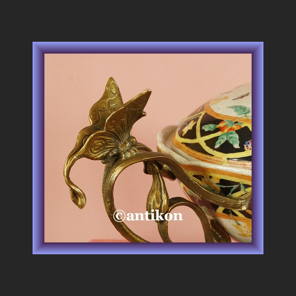 Secesyjna patera ręcznie malowana